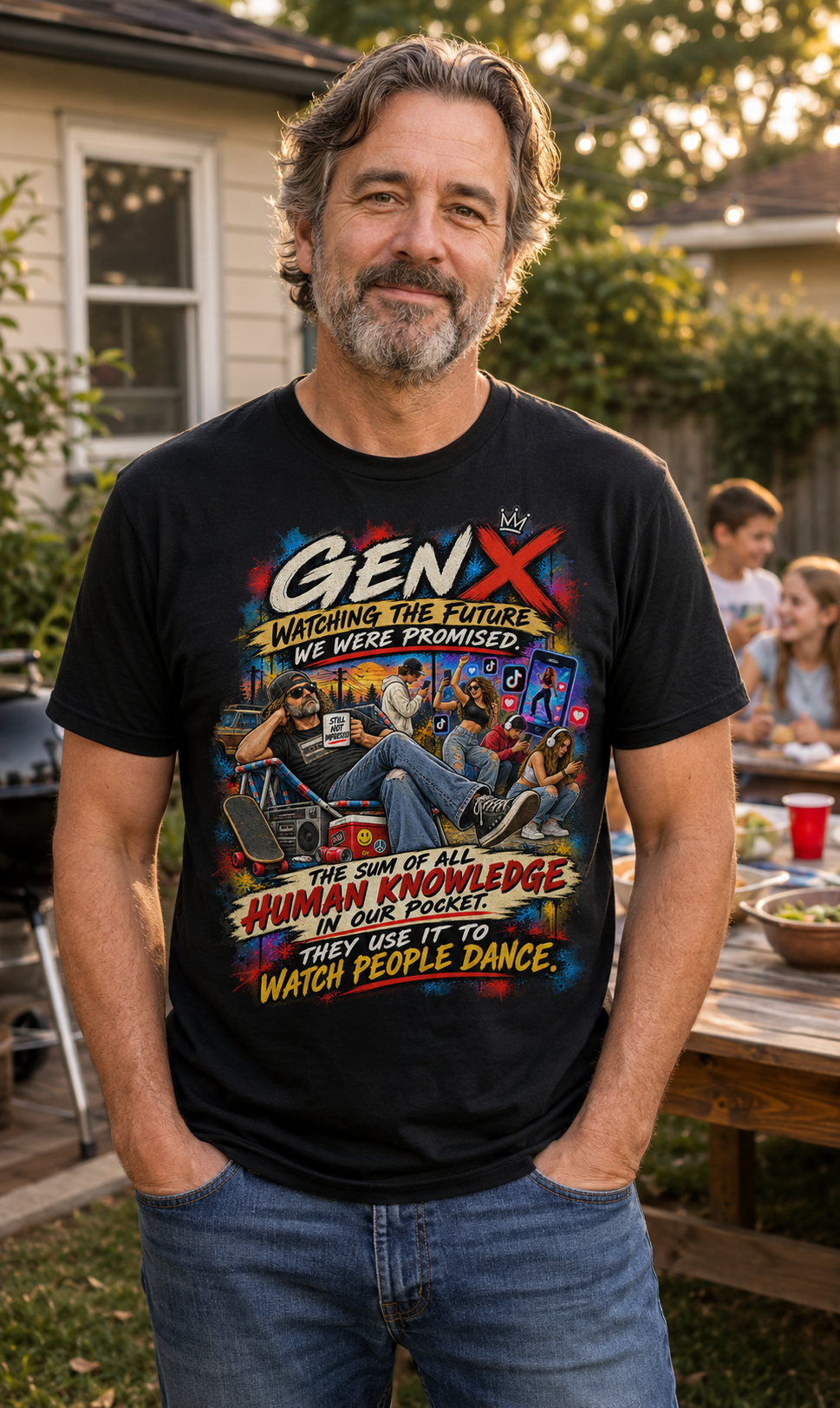 What Is Gen X Style? Comfort, Humor, Zero Fuss