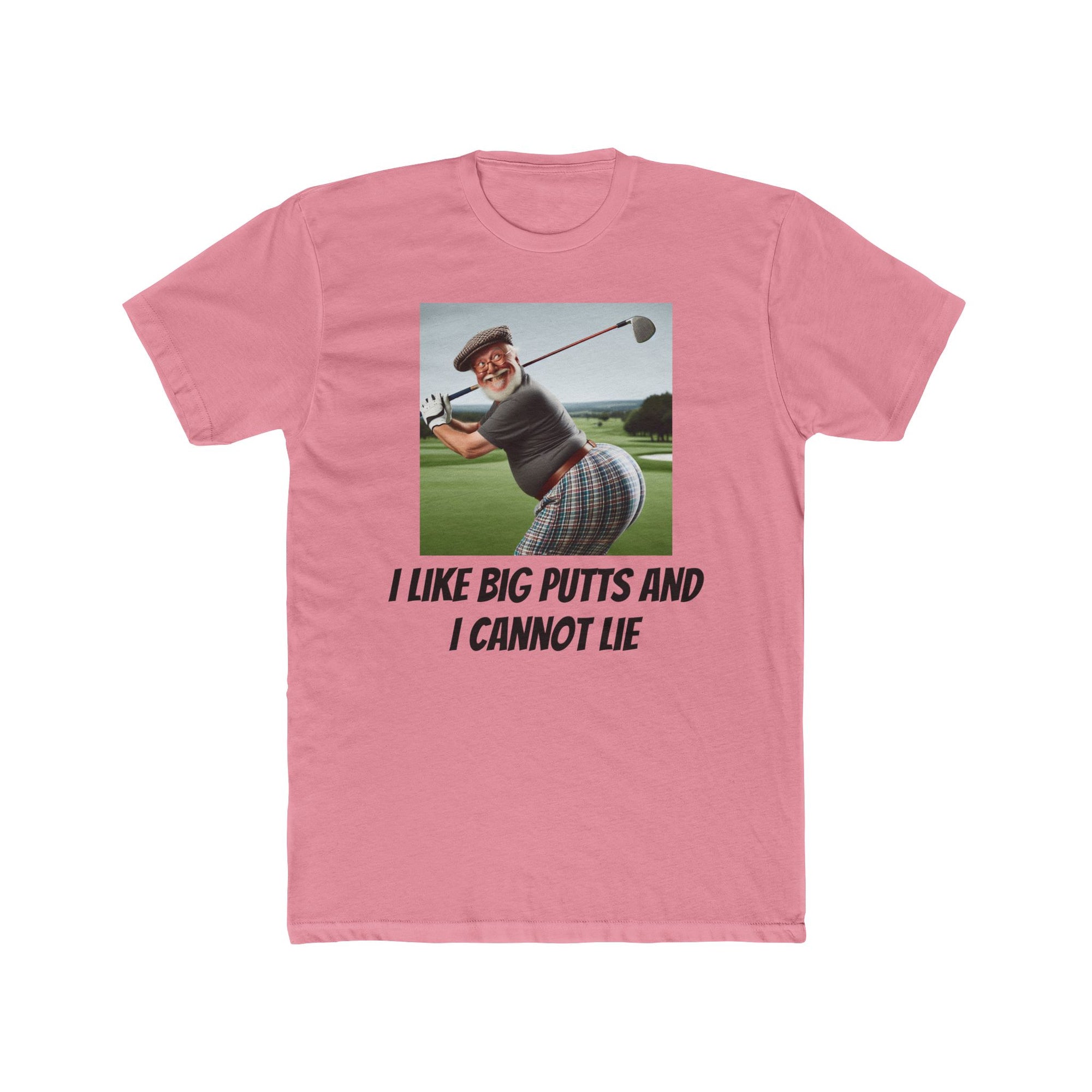 Funny Golf Tee, I Like Big Putts Shirt, Unisex Cotton Crew Tee, Golfer Gift, Dad Tee, Golfing Humor Apparel