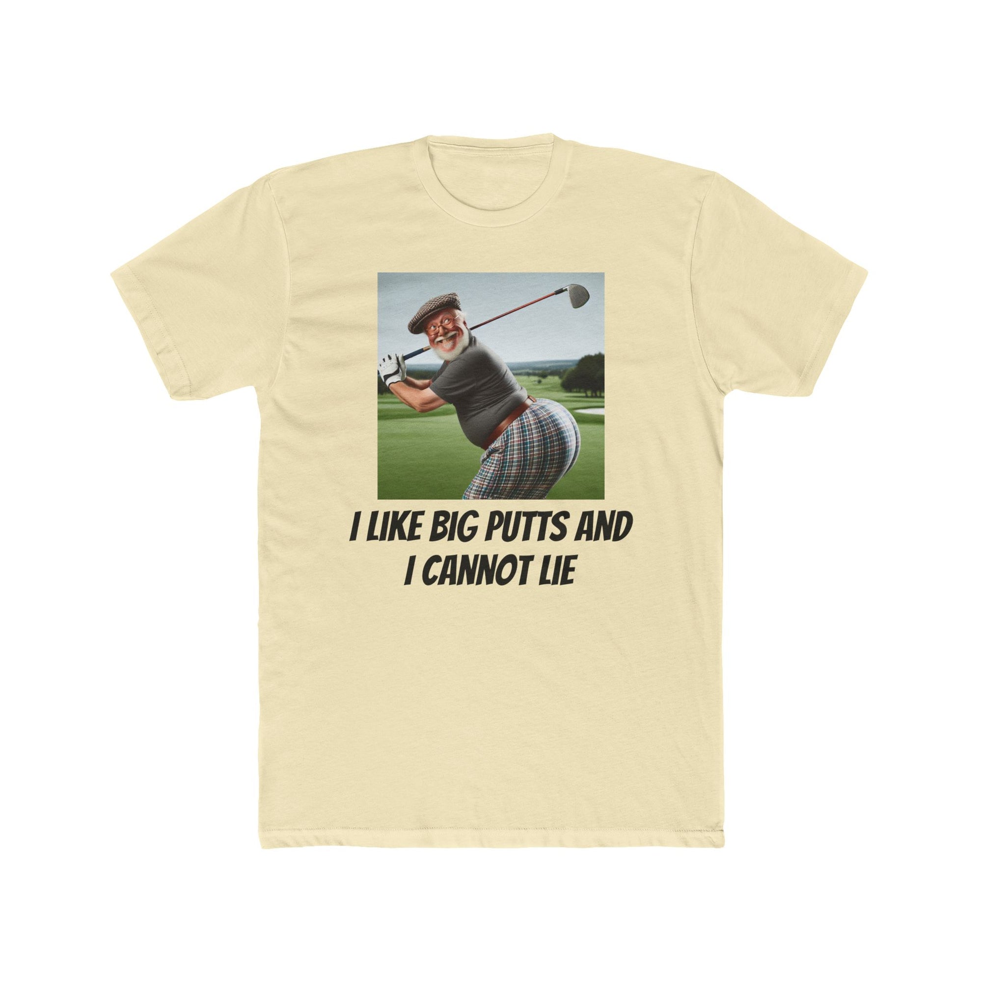 Funny Golf Tee, I Like Big Putts Shirt, Unisex Cotton Crew Tee, Golfer Gift, Dad Tee, Golfing Humor Apparel