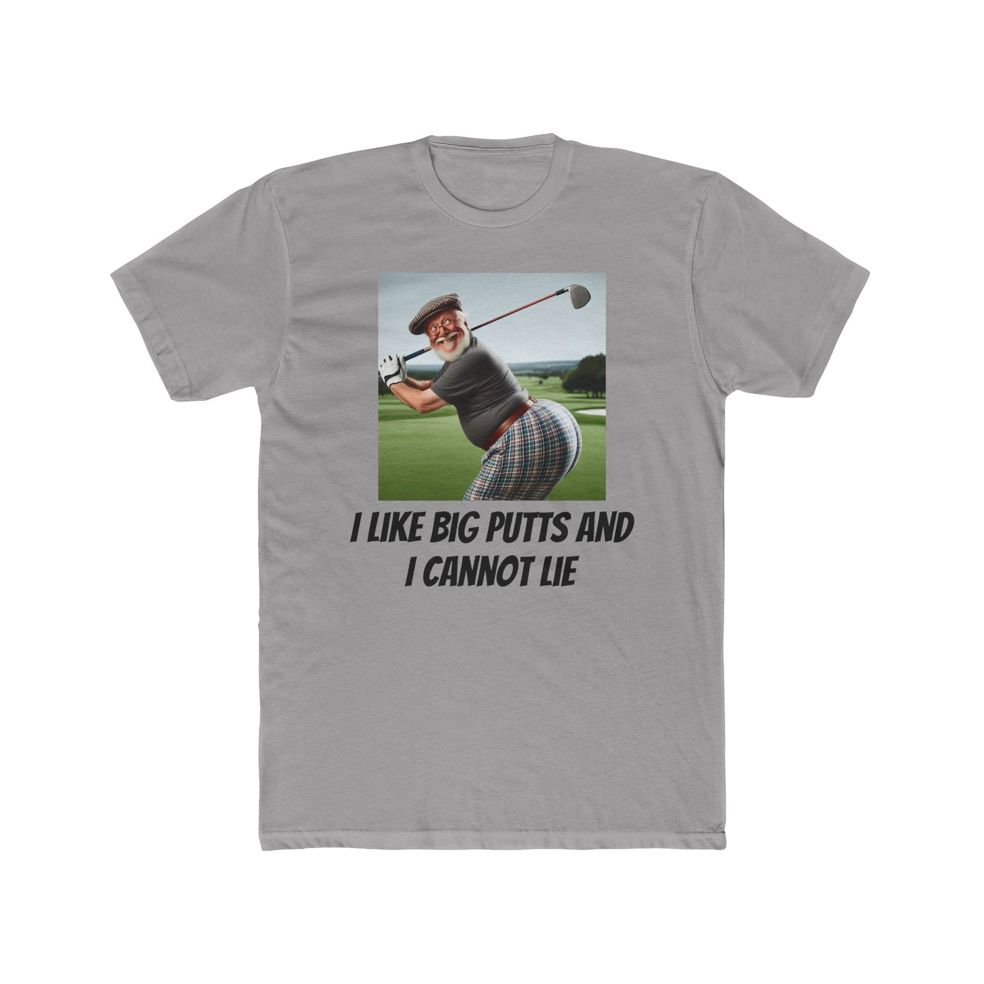 Funny Golf Tee, I Like Big Putts Shirt, Unisex Cotton Crew Tee, Golfer Gift, Dad Tee, Golfing Humor Apparel