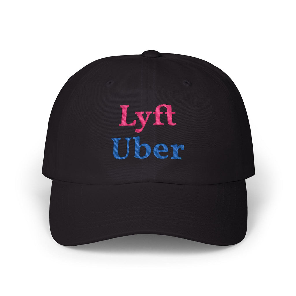 Lyft Uber Embroidered Dad Cap