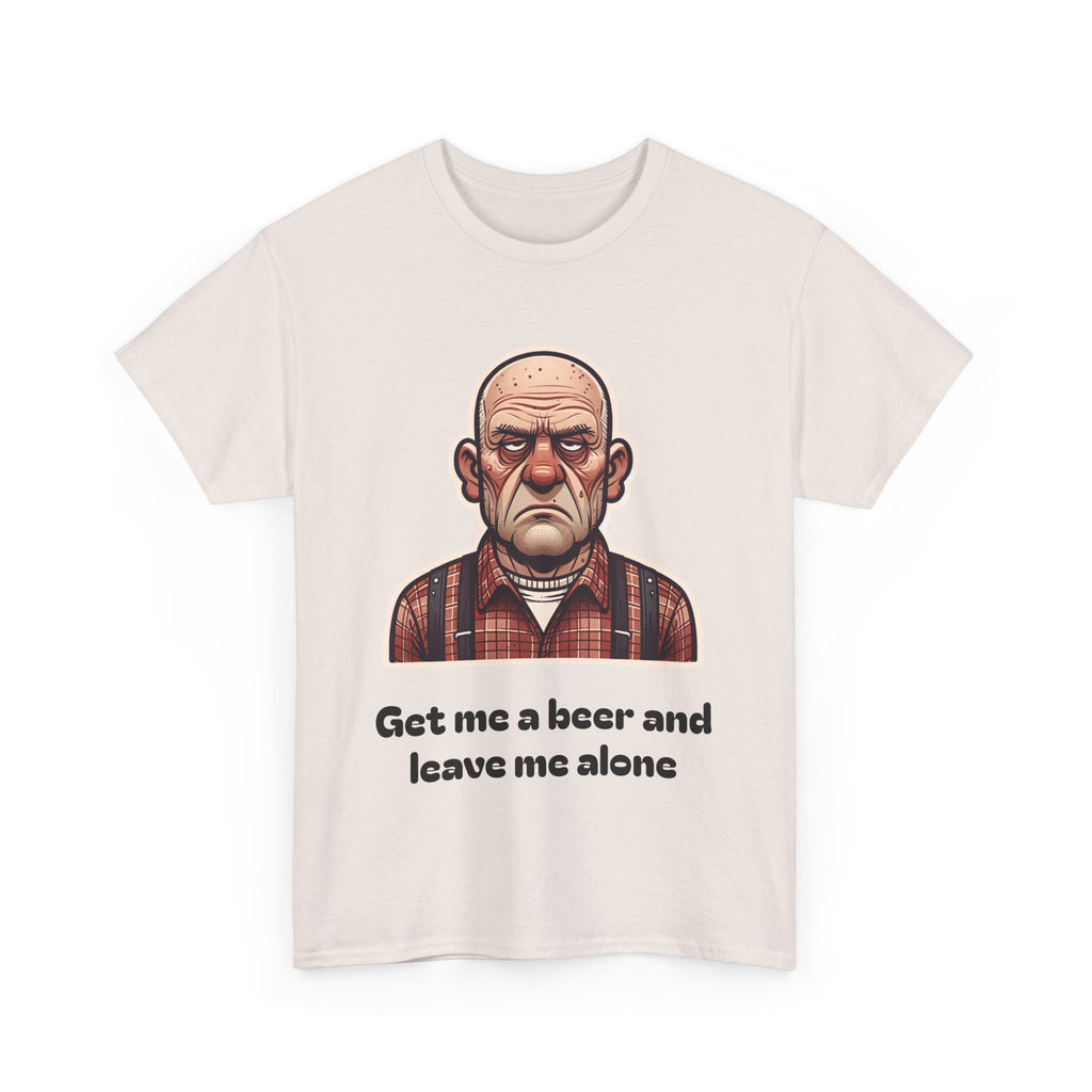 Copy of Funny Beer Lover Tee - Get Me a Beer and Leave Me Alone, Unisex Cotton Shirt, Gift for Dad, Casual Outfit, Humor Top
