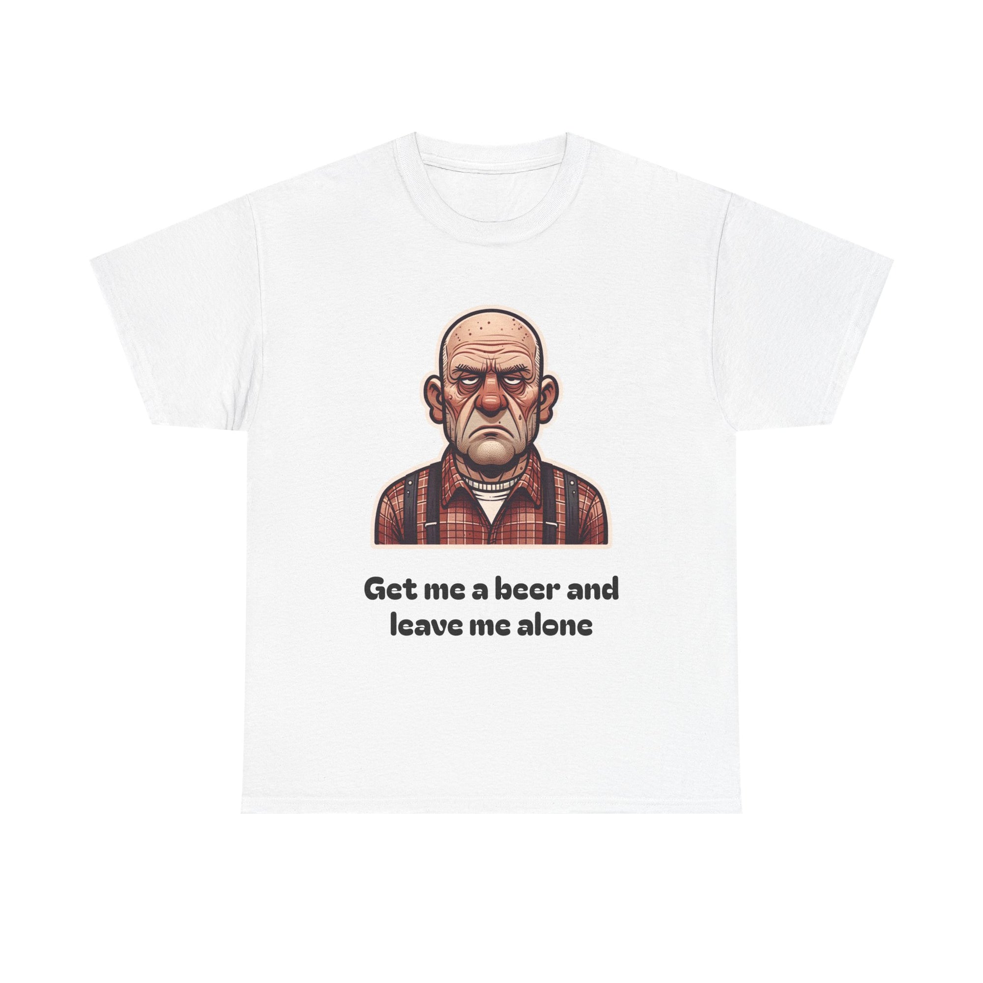 Copy of Funny Beer Lover Tee - Get Me a Beer and Leave Me Alone, Unisex Cotton Shirt, Gift for Dad, Casual Outfit, Humor Top