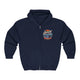 Gen X Snow Days – Retro 80s Nostalgia Full-Zip Hoodie