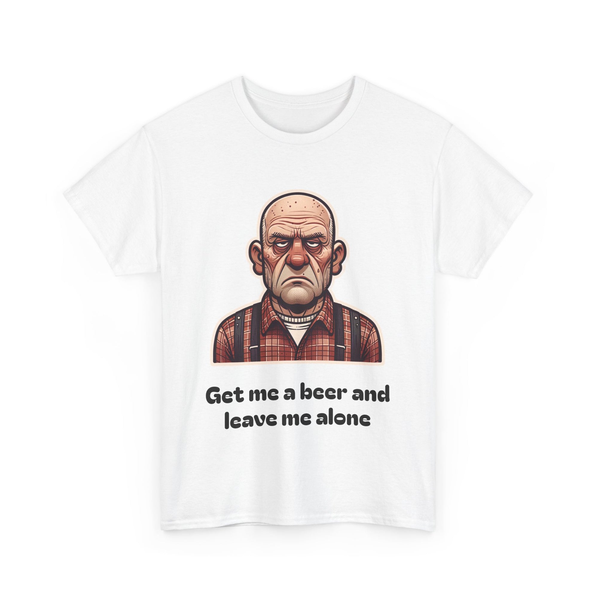 Copy of Funny Beer Lover Tee - Get Me a Beer and Leave Me Alone, Unisex Cotton Shirt, Gift for Dad, Casual Outfit, Humor Top
