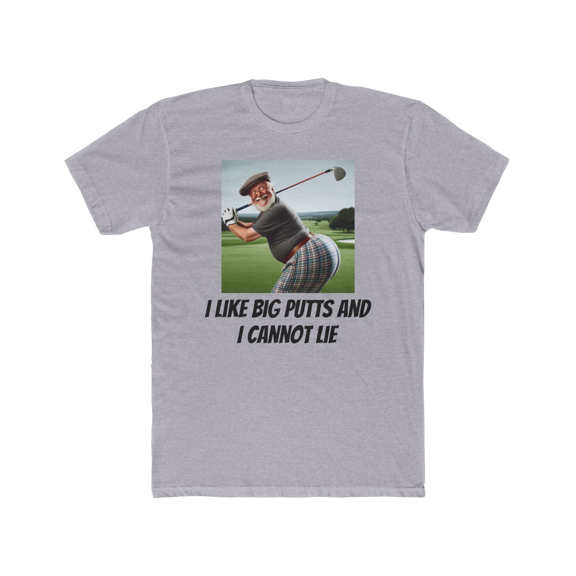 Funny Golf Tee, I Like Big Putts Shirt, Unisex Cotton Crew Tee, Golfer Gift, Dad Tee, Golfing Humor Apparel