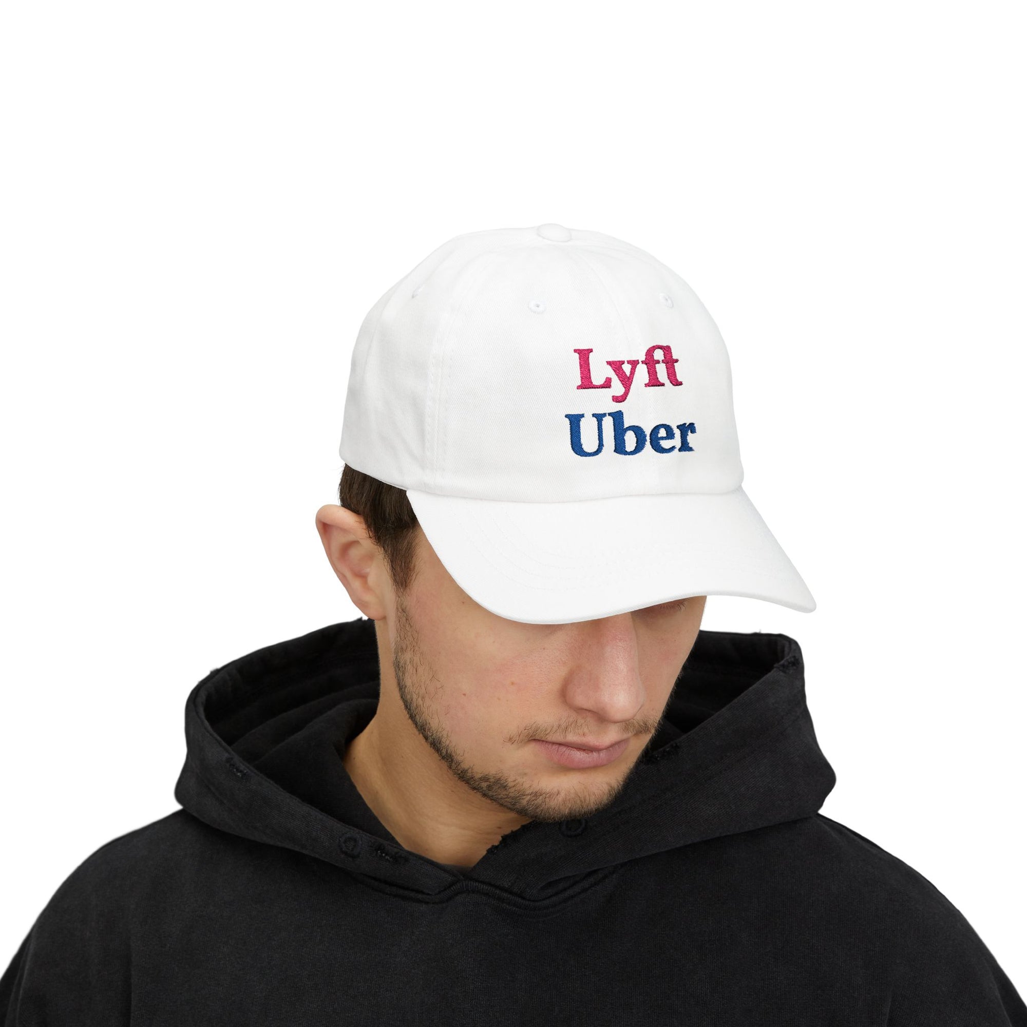 Lyft Uber Embroidered Dad Cap