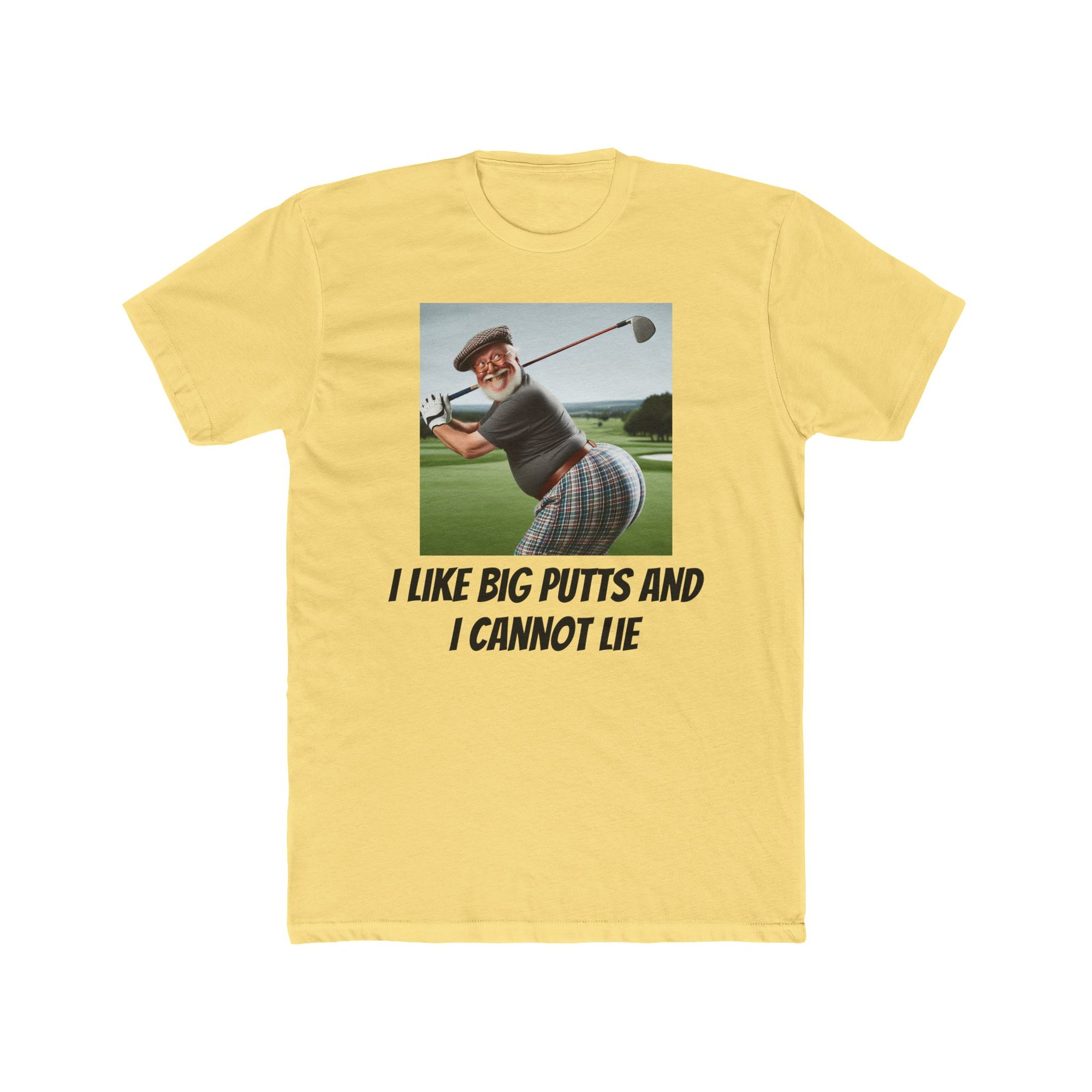 Funny Golf Tee, I Like Big Putts Shirt, Unisex Cotton Crew Tee, Golfer Gift, Dad Tee, Golfing Humor Apparel