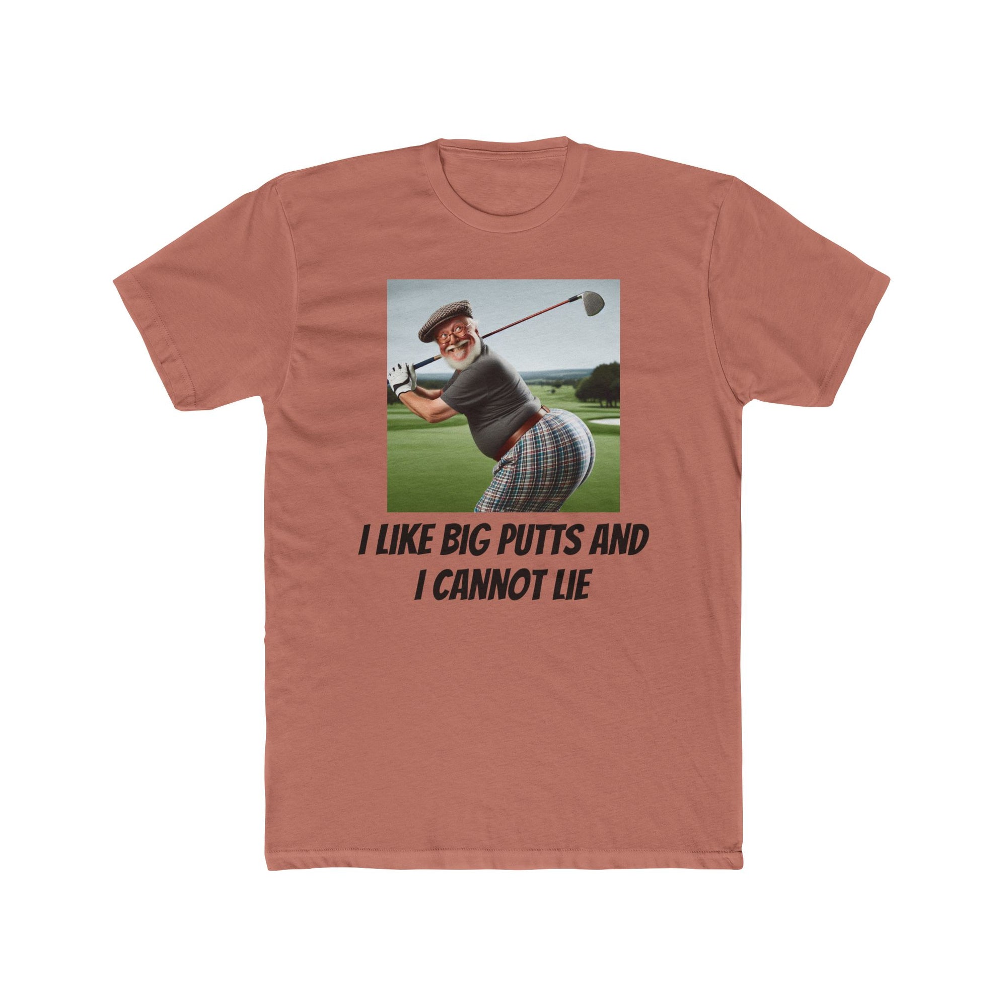 Funny Golf Tee, I Like Big Putts Shirt, Unisex Cotton Crew Tee, Golfer Gift, Dad Tee, Golfing Humor Apparel