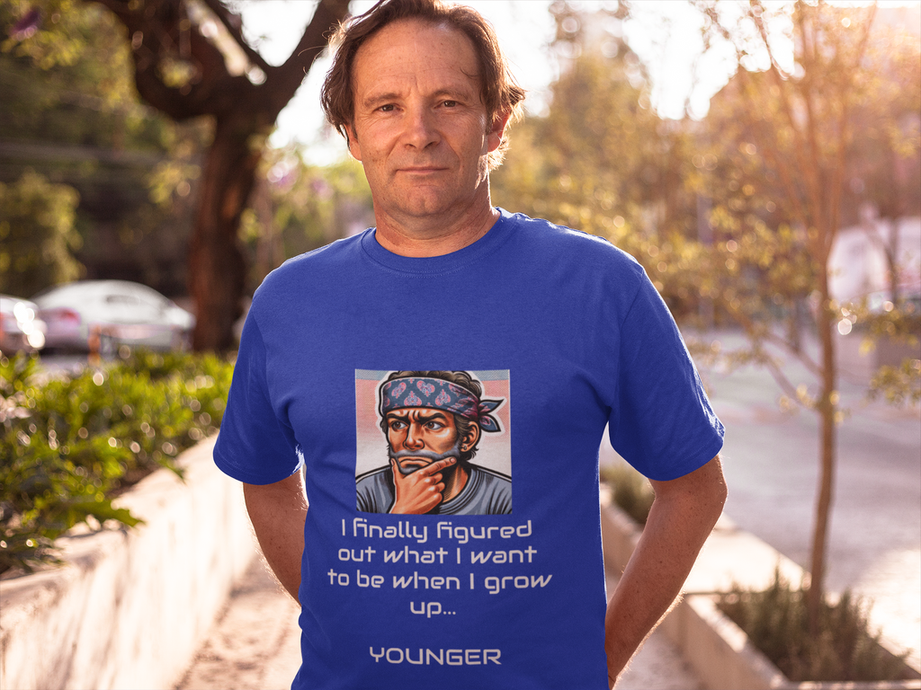 Humorous Unisex Tee with 'I Finally Figured Out What I Want to Be When I Grow Up' Design, Casual Wear, Birthday Gift, Funny T-Shirt, [...]