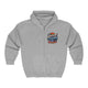 Gen X Snow Days – Retro 80s Nostalgia Full-Zip Hoodie