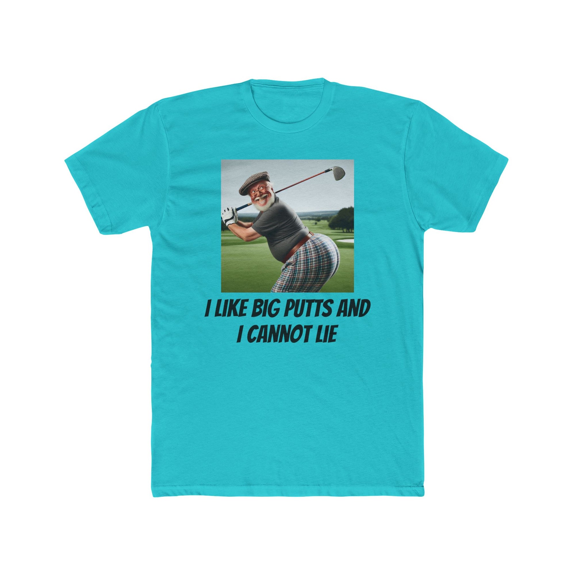 Funny Golf Tee, I Like Big Putts Shirt, Unisex Cotton Crew Tee, Golfer Gift, Dad Tee, Golfing Humor Apparel
