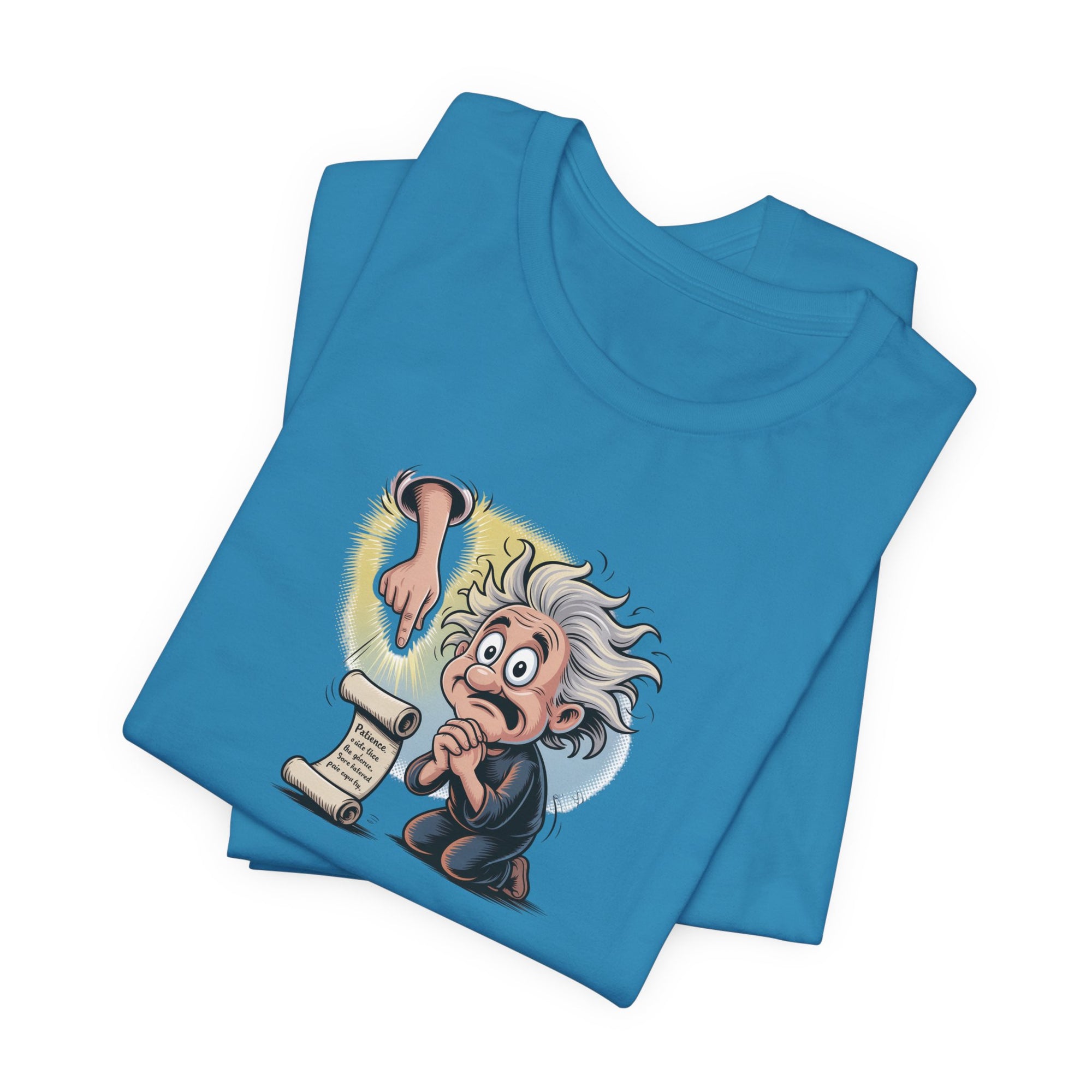 Funny Prayer T-Shirt — "I Prayed to God for Strength...He Gave Me Patience Instead"