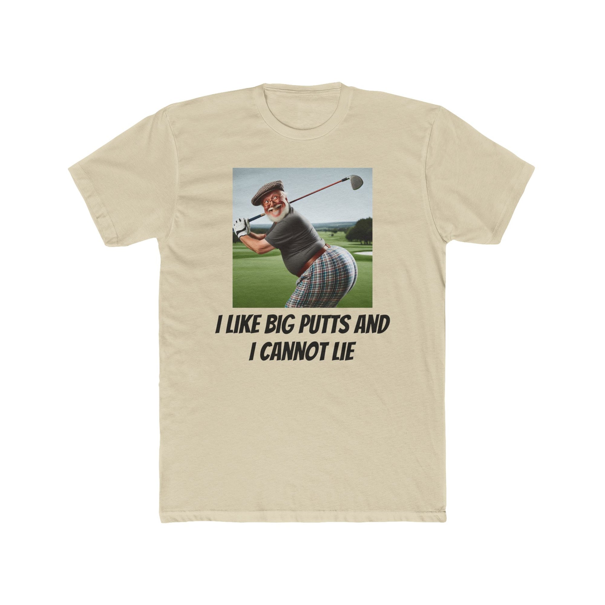 Funny Golf Tee, I Like Big Putts Shirt, Unisex Cotton Crew Tee, Golfer Gift, Dad Tee, Golfing Humor Apparel