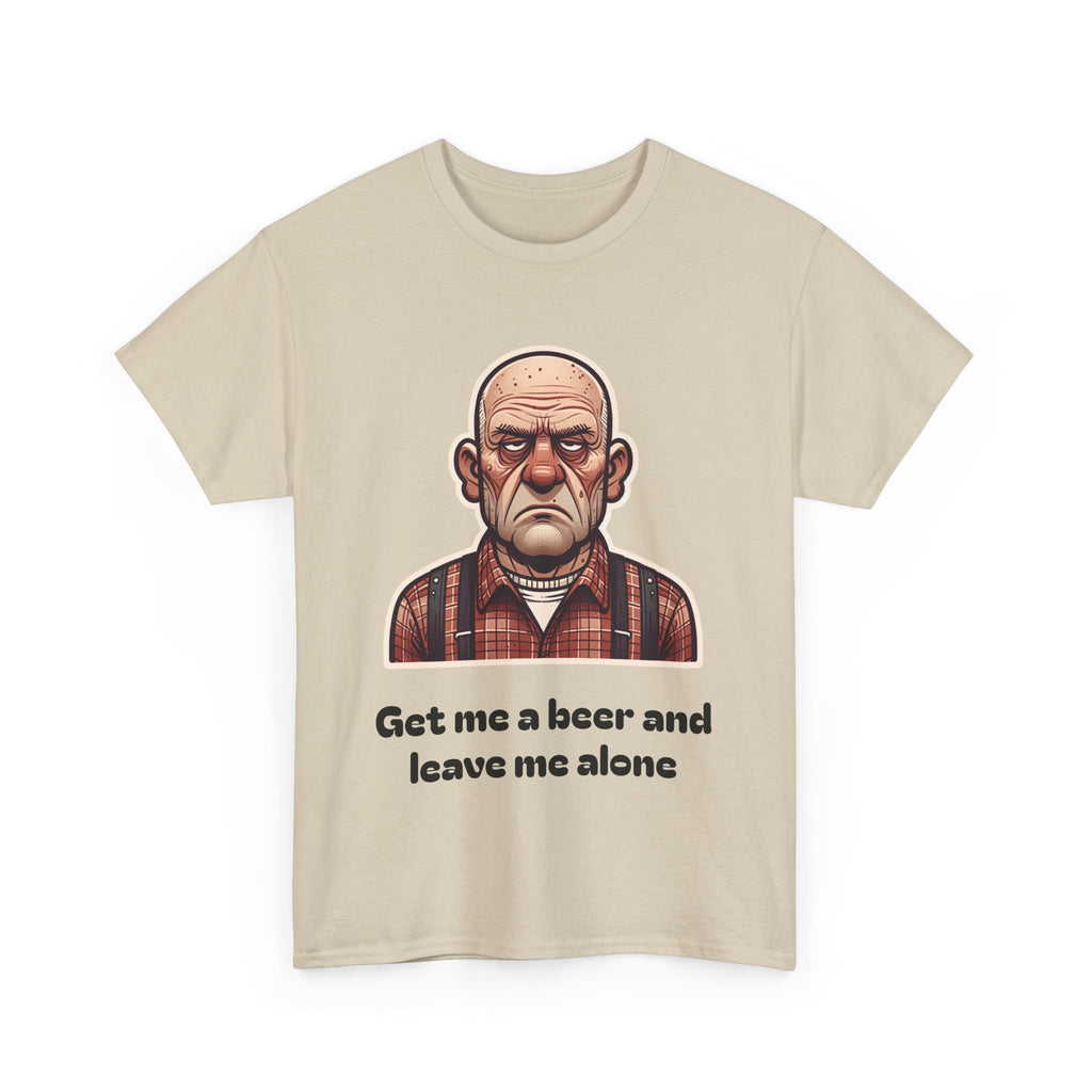 Copy of Funny Beer Lover Tee - Get Me a Beer and Leave Me Alone, Unisex Cotton Shirt, Gift for Dad, Casual Outfit, Humor Top