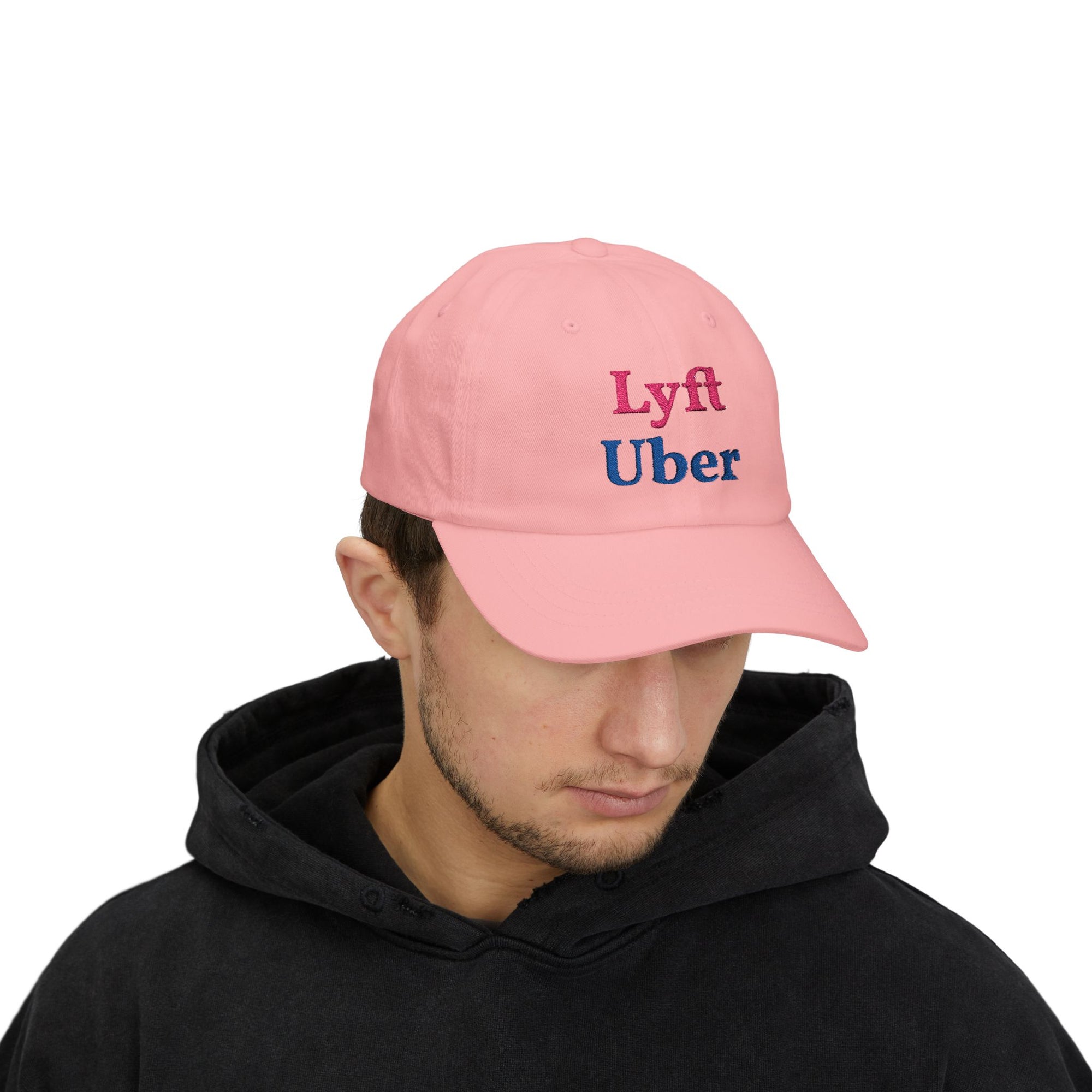 Lyft Uber Embroidered Dad Cap