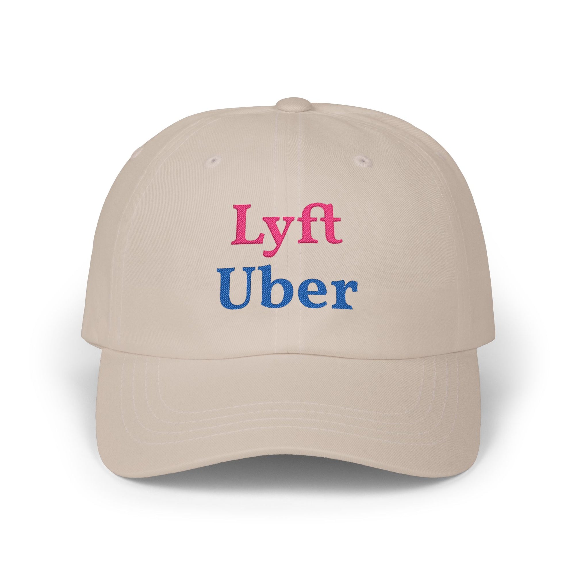 Lyft Uber Embroidered Dad Cap